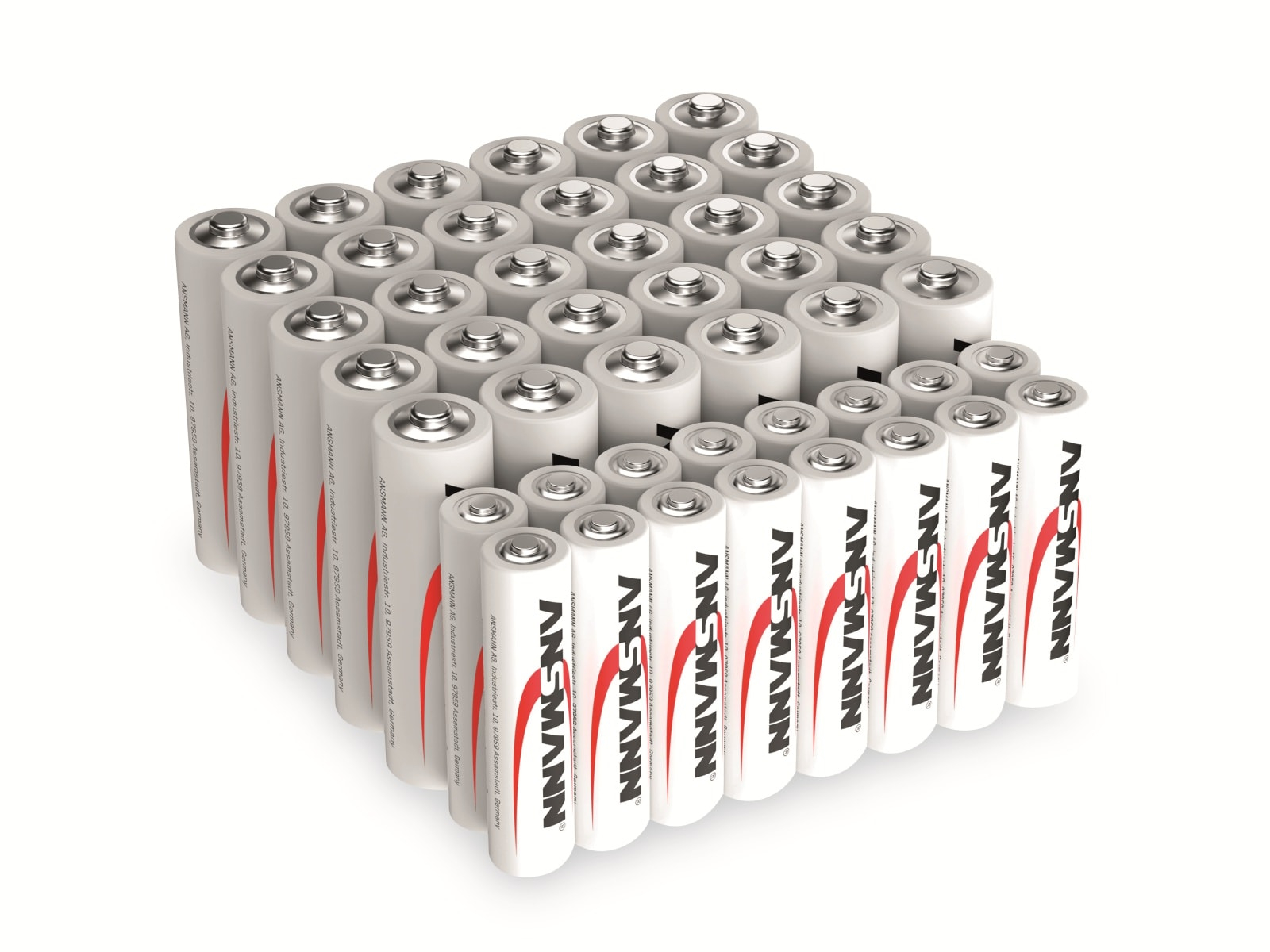 Image of ANSMANN Batterie-Set, Alkaline, 46 Stück, 30x Mignon, 16x Micro