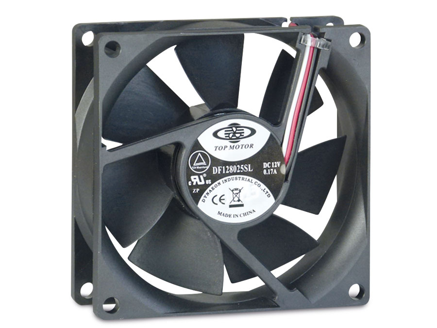 INTER-TECH PC-Lüfter, DYNAEON INDUSTRIAL, DF128025SL, 80x80x25 mm, 12 V-