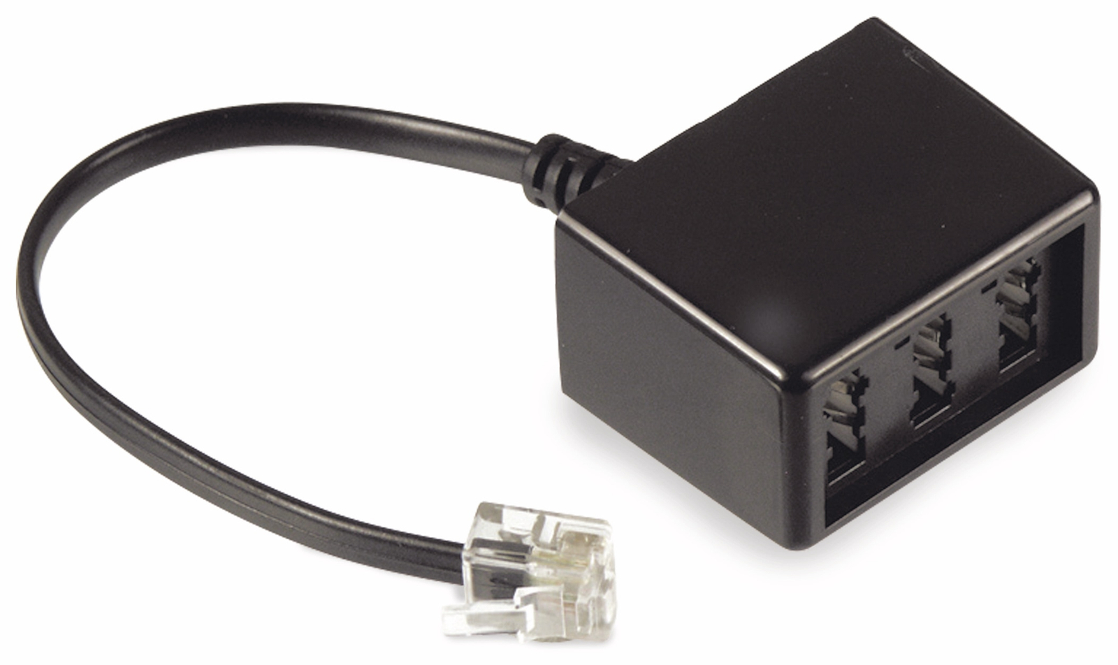 S-Impuls Adapter Western-Steck RJ11 (6/4) auf TAE-NFN -Buchse 0,1m