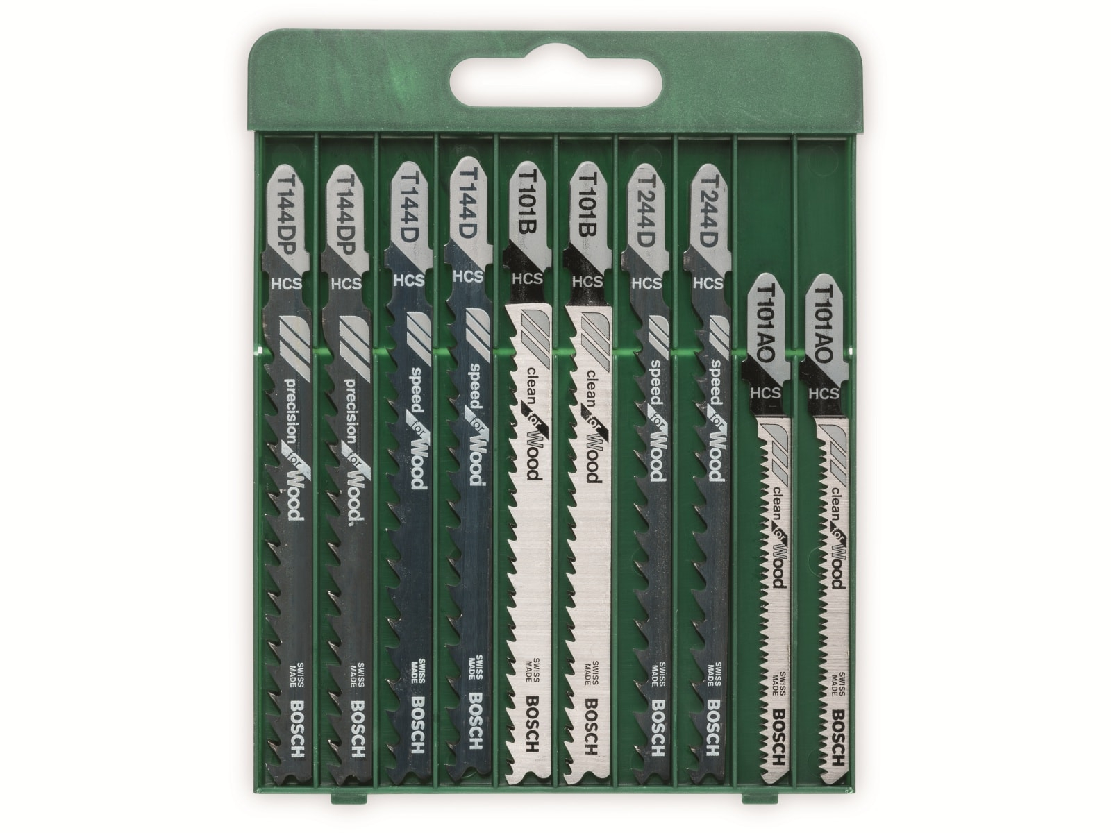 Image of Bosch 10-piece jigsaw "W" blade set