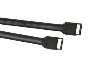 Image of AK SATA 05 GGMK - Seriell-ATA Kabel, 50cm, gerade, Metallfeder