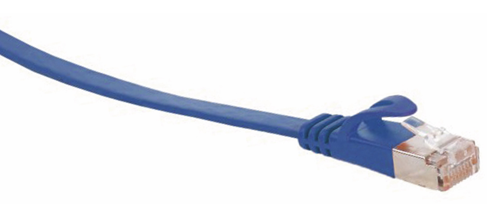S-IMPULS RJ45 Patchkabel U/UTP, m. CAT.7 Rohkabel, 0,5 m, blau
