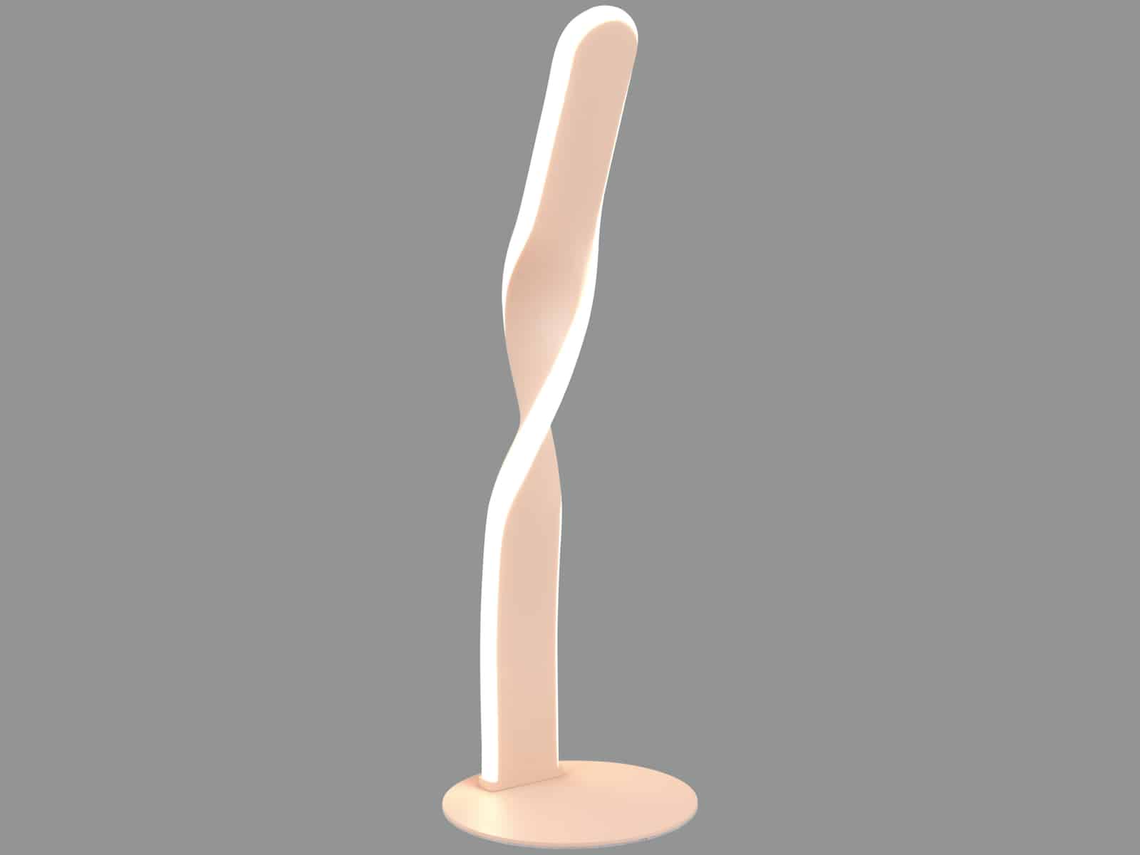 REALITY LED-Tischleuchte Ginko R55791166, 10W, 3000K, 1020lm, warmweiß, IP20, sand