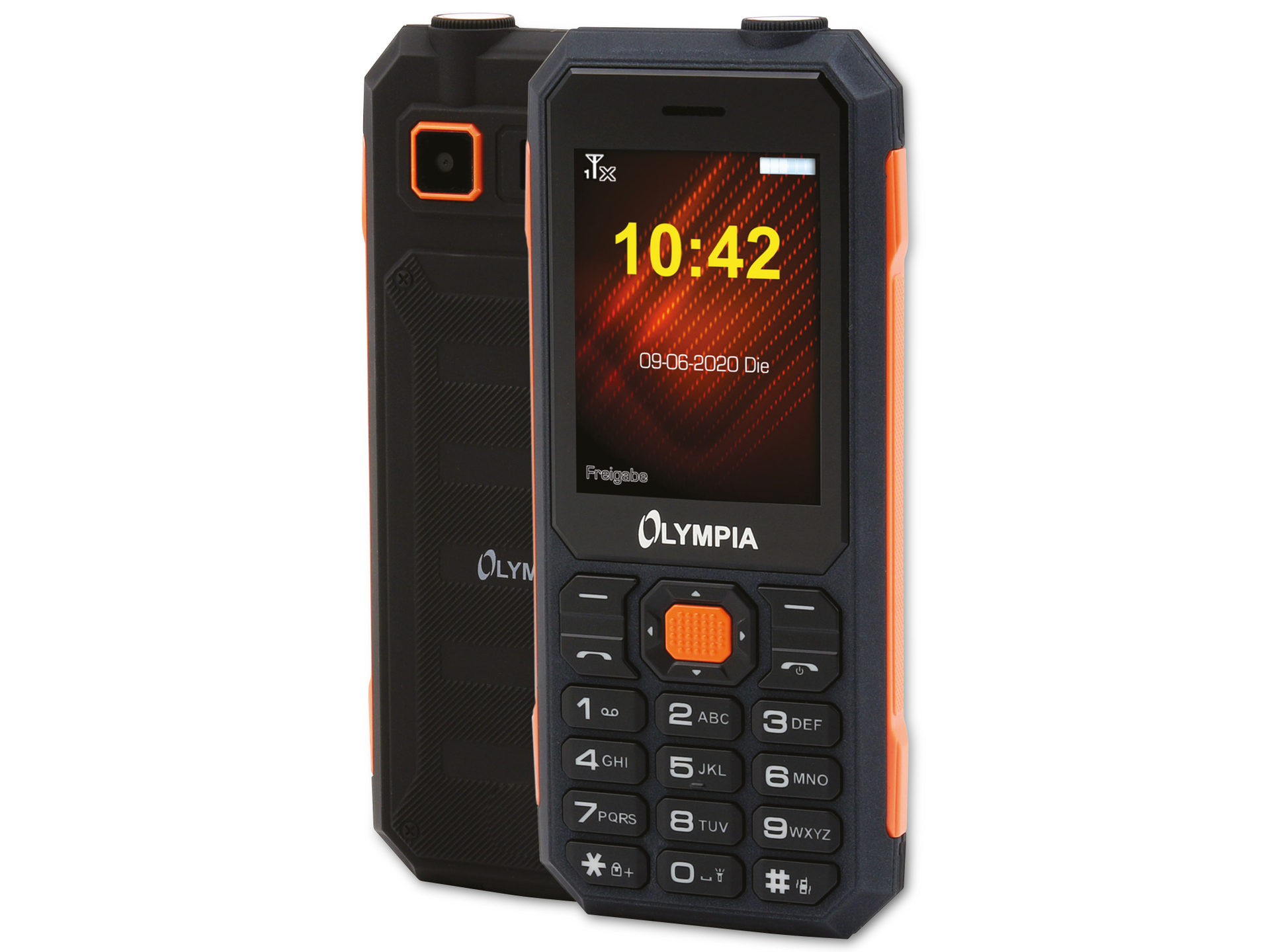 Olympia 6115 Outdoor Siren - Loud White Security Alarm