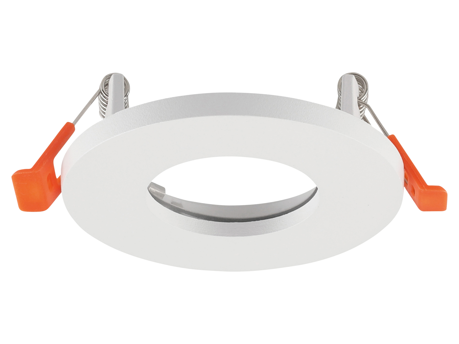 Portafaretto Led Da Incasso Rotondo Gu10 E Gu5.3 (mr16) Alluminio Bianco Ip44