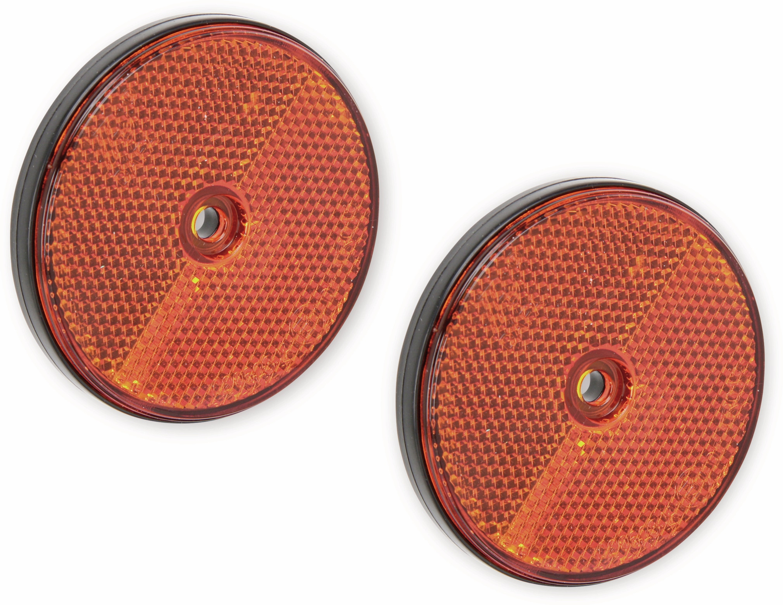 ANHGR 36500 - Anhänger - Reflektor, rund, orange, 2er-Set
