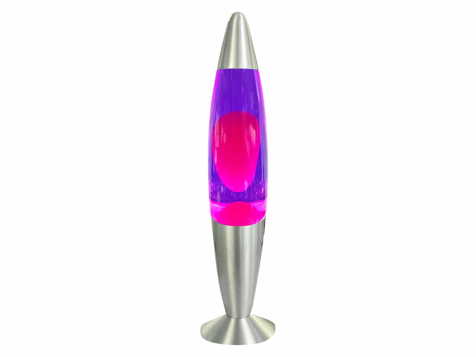 Image of BLULAXA LED-Lava-Tischleuchte, 49984, 20W, 34 cm, rosa/lila
