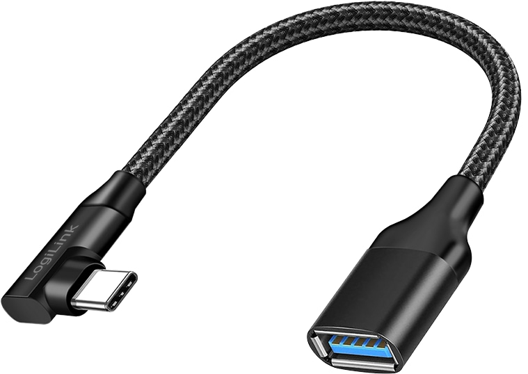 Image of LOGILINK USB-C-Adapter CU0100 C/M zu USB-A/F OTG 0,2m