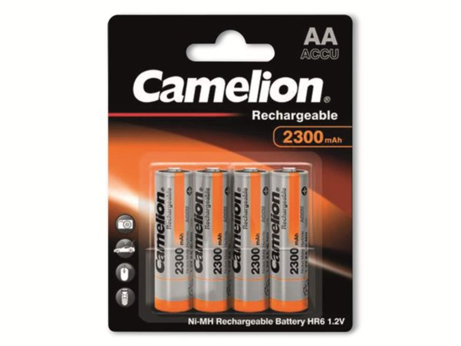 Image of CAMELION NiMH-Mignon-Akku 2300 mAh 4 Stück